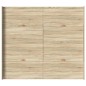 vidaXL Struttura letto con contenitore rovere sonoma 180 x 200 cm