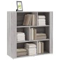 Credenza Grigio Sonoma 80x30x80 cm in Legno Multistrato Credenza Grigio Sonoma 80x30x80 cm in Legno Multistrato