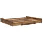 vidaXL Struttura letto con contenitore Legno vecchio 180 x 200 cm