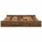 vidaXL Struttura letto con contenitore Legno vecchio 180 x 200 cm