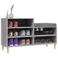 Scarpiera Grigio Sonoma 102x36x60 cm in Legno Multistrato Scarpiera Grigio Sonoma 102x36x60 cm in Legno Multistrato