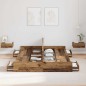 vidaXL Struttura letto con contenitore Legno vecchio 160 x 200 cm