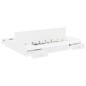 vidaXL Struttura letto con contenitore Bianco 150 x 200 cm