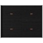 vidaXL Struttura letto con contenitore Rovere nero 150 x 200 cm vidaXL Struttura letto con contenitore Rovere nero 150 x 200 cm