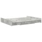 vidaXL Struttura letto con contenitore Grigio cemento 150 x 200 cm vidaXL Struttura letto con contenitore Grigio cemento 150 x 200 cm