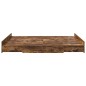 vidaXL Struttura letto con contenitore Rovere fumo 150 x 200 cm vidaXL Struttura letto con contenitore Rovere fumo 150 x 200 cm