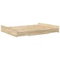 vidaXL Struttura letto con contenitore rovere sonoma 140 x 200 cm vidaXL Struttura letto con contenitore rovere sonoma 140 x 200 cm