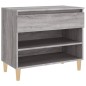 Scarpiera Grigio Sonoma 70x36x60 cm in Legno Multistrato Scarpiera Grigio Sonoma 70x36x60 cm in Legno Multistrato