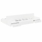 vidaXL Struttura letto con contenitore Bianco 120 x 200 cm Legno