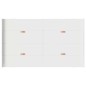 vidaXL Struttura letto con contenitore Bianco 120 x 200 cm Legno