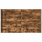 vidaXL Struttura letto con contenitore Rovere fumo 120 x 200 cm