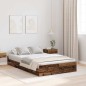 vidaXL Struttura letto con contenitore Legno vecchio 120 x 200 cm vidaXL Struttura letto con contenitore Legno vecchio 120 x 200 cm