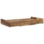 vidaXL Struttura letto con contenitore Legno vecchio 120 x 200 cm vidaXL Struttura letto con contenitore Legno vecchio 120 x 200 cm