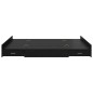 vidaXL Struttura letto con contenitore Rovere nero 140 x 190 cm