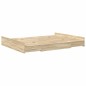 vidaXL Struttura letto con contenitore rovere sonoma 140 x 190 cm