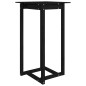 Set da Bar 3 pz Nero in Legno Massello di Pino Set da Bar 3 pz Nero in Legno Massello di Pino