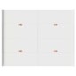 vidaXL Struttura letto con contenitore Bianco 135 x 190 cm Truciolare vidaXL Struttura letto con contenitore Bianco 135 x 190 cm Truciolare