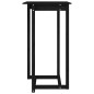 Set da Bar 3 pz Nero in Legno Massello di Pino Set da Bar 3 pz Nero in Legno Massello di Pino
