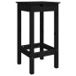 Set da Bar 3 pz Nero in Legno Massello di Pino Set da Bar 3 pz Nero in Legno Massello di Pino