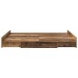 vidaXL Struttura letto con contenitore Legno vecchio 135 x 190 cm vidaXL Struttura letto con contenitore Legno vecchio 135 x 190 cm