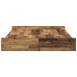 vidaXL Struttura letto con contenitore Legno vecchio 135 x 190 cm vidaXL Struttura letto con contenitore Legno vecchio 135 x 190 cm