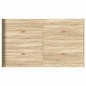 vidaXL Struttura letto con contenitore rovere sonoma 120 x 190 cm MDF vidaXL Struttura letto con contenitore rovere sonoma 120 x 190 cm MDF