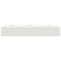 vidaXL Struttura letto con contenitore bianca 80x200 cm