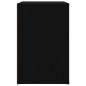 Scarpiera Nera 130x35x54 cm in Legno Multistrato Scarpiera Nera 130x35x54 cm in Legno Multistrato