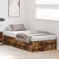 vidaXL Letto contenitore in rovere affumicato 80x200 cm vidaXL Letto contenitore in rovere affumicato 80x200 cm
