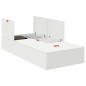 vidaXL Struttura per letto storage bianca 90x200 cm vidaXL Struttura per letto storage bianca 90x200 cm