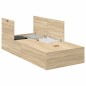 vidaXL Letto con contenitore in Rovere Sonoma 90x200 cm vidaXL Letto con contenitore in Rovere Sonoma 90x200 cm