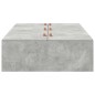 vidaXL Letto Storage Grigio Cemento 90x200 cm vidaXL Letto Storage Grigio Cemento 90x200 cm