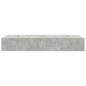 vidaXL Letto Storage Grigio Cemento 90x200 cm vidaXL Letto Storage Grigio Cemento 90x200 cm