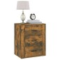 Comodino Rovere Fumo 50x36x60 cm Legno Multistrato Comodino Rovere Fumo 50x36x60 cm Legno Multistrato