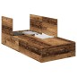 vidaXL Letto con Contenitore in Legno Antico 90x200 cm