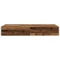 vidaXL Letto con Contenitore in Legno Antico 90x200 cm