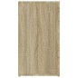 Credenza Rovere Sonoma 100x33x59,5 cm in Legno Multistrato