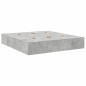 vidaXL Struttura letto con contenitore grigio cemento 200x200 cm vidaXL Struttura letto con contenitore grigio cemento 200x200 cm