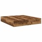 vidaXL Struttura del letto con contenitore in legno antico 200x200 cm