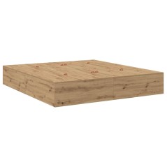 vidaXL Struttura letto in legno di quercia Artisan 200x200 cm