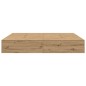 vidaXL Struttura letto in legno di quercia Artisan 200x200 cm