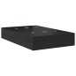 vidaXL Letto Contenitore Nero Rovere 120 x 200 cm vidaXL Letto Contenitore Nero Rovere 120 x 200 cm