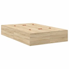 vidaXL Struttura letto in legno Sonoma 120 x 200 cm