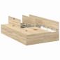 vidaXL Struttura letto in legno Sonoma 120 x 200 cm