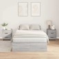 vidaXL Struttura letto con contenitore grigio sonoma 120x200 cm vidaXL Struttura letto con contenitore grigio sonoma 120x200 cm