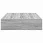 vidaXL Struttura letto con contenitore grigio sonoma 120x200 cm vidaXL Struttura letto con contenitore grigio sonoma 120x200 cm