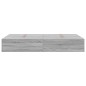 vidaXL Struttura letto con contenitore grigio sonoma 120x200 cm vidaXL Struttura letto con contenitore grigio sonoma 120x200 cm