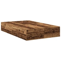 vidaXL Letto storage in legno antico 120x200 cm