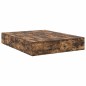vidaXL Letto con contenitore rovere fumè 140x200 cm vidaXL Letto con contenitore rovere fumè 140x200 cm