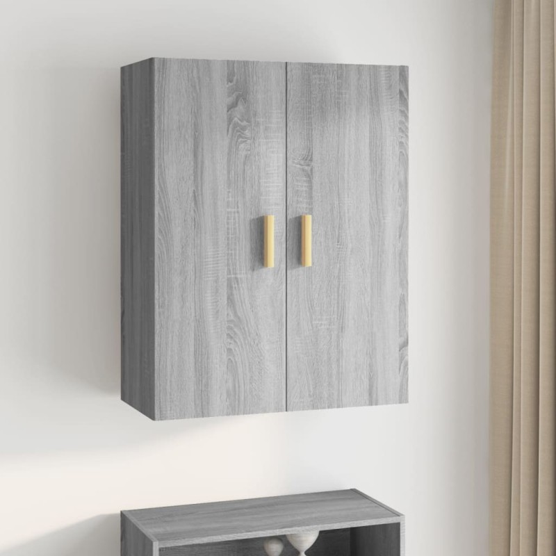 Armadietto Pensile a Parete Grigio Sonoma 69,5x34x90 cm Armadietto Pensile a Parete Grigio Sonoma 69,5x34x90 cm